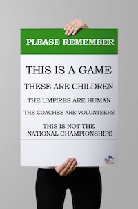 Softball Please Remember poster template