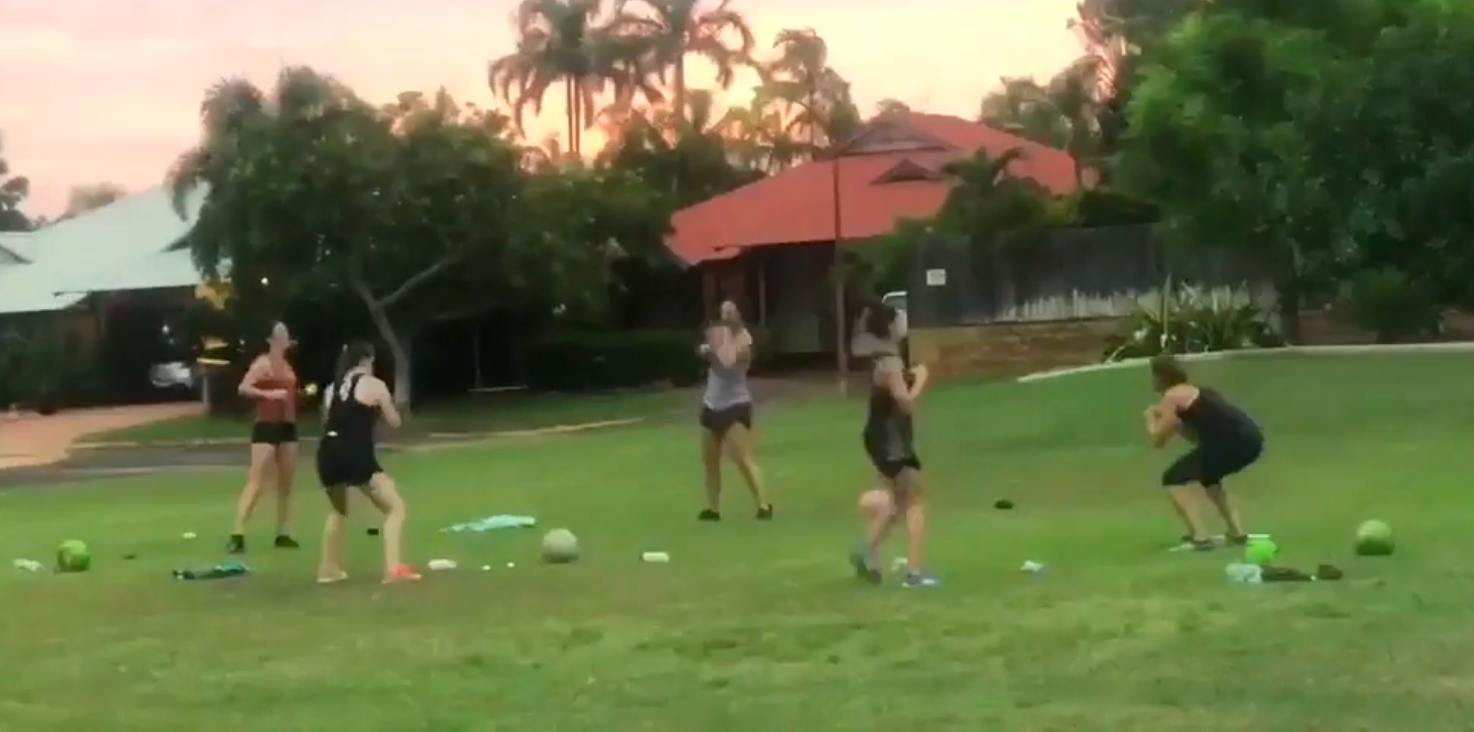 Broome Bullets Netball Club - Pre-season training during restrictions