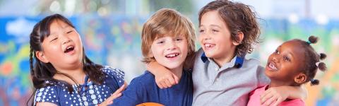 Kids playing together