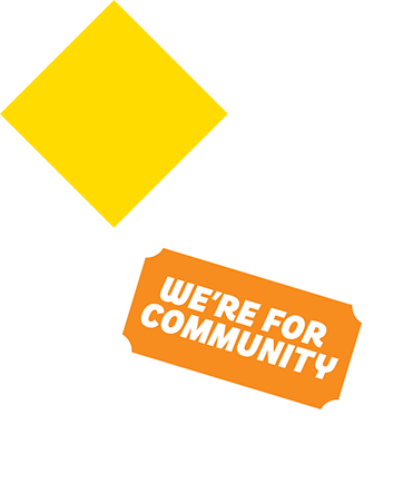 We're for community