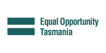 Logo with text 'Equal Opportunity Tasmania'