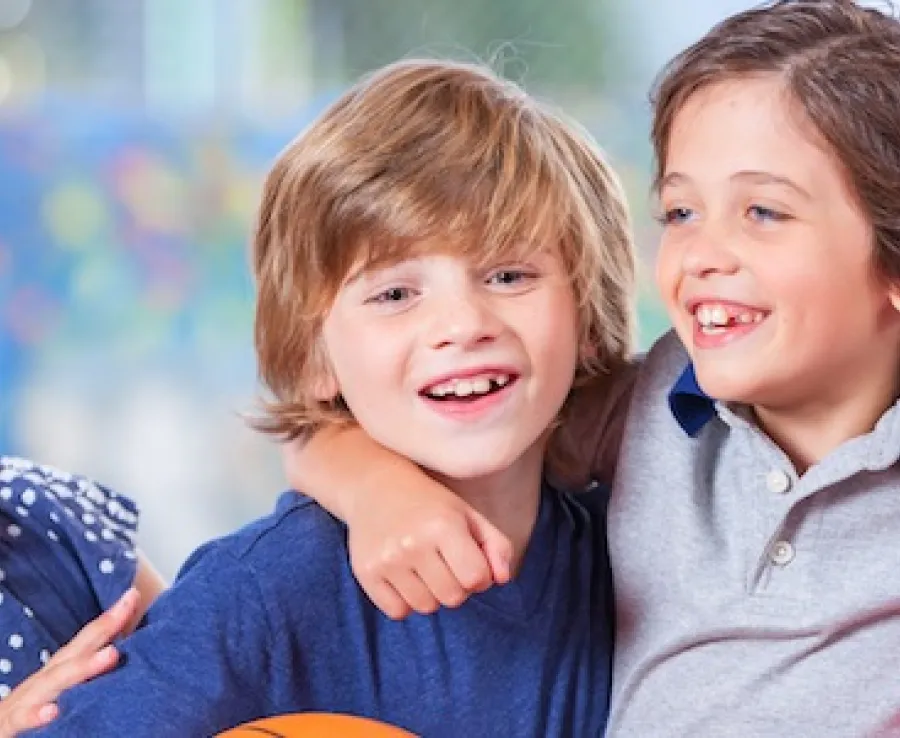 Kids playing together